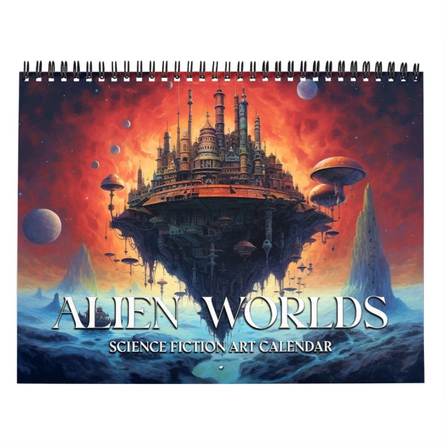 2027 Alien Landscapes Science Fiction Calendar (Cover)