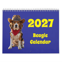 2027 Beagle Dog Calendar