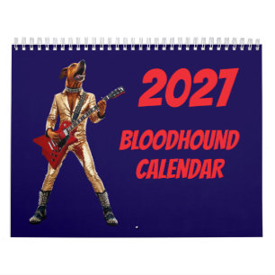 2027 Bloodhound Dog Calendar