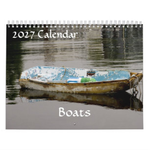 2027 Calendar- Boats Calendar