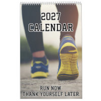 2027 Calendar For Female Runner Running Motivation