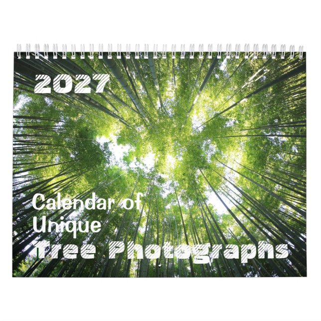 2027 Calendar of Unique Tree Photographs Customize (Cover)