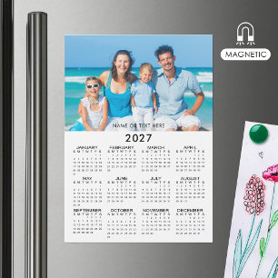 2027 Calendar Photo Custom Magnetic