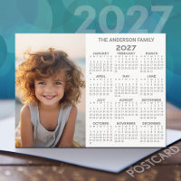 2027 Calendar - Photo Full Year View Modern