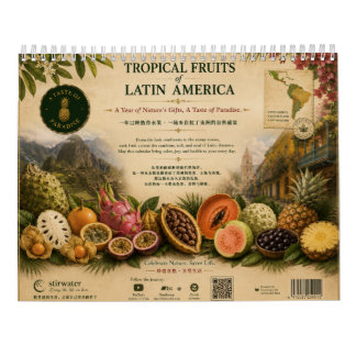 2027 Calendar Tropical fruits Latin America