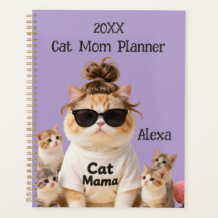 2027 Cat Mom Pet Lovers Photo Planner