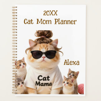 2027 Cat Mom Pet Lovers Photo Planner