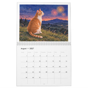 2027 Cat Wall Calendar – Komugi & the Four Seasons
