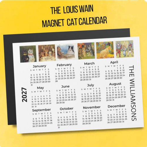2027 Cats of Louis Wain Magnet Calendar