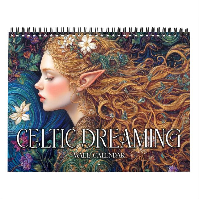 2027 Celtic Dreaming Fantasy Art Calendar (Cover)