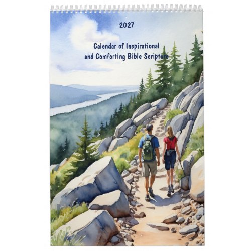 2027 Christian Bible Verses Inspirational  Calendar