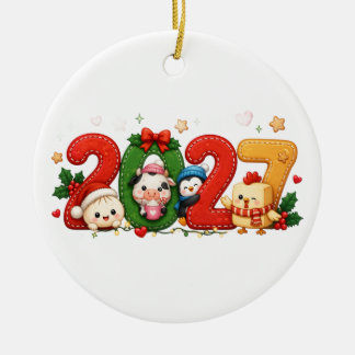 2027 Christmas Ornament cute