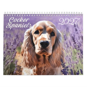 2027 Cocker Spaniels Calendar
