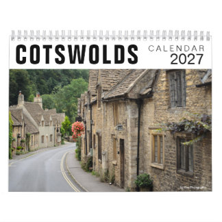 2027 Cotswolds houses & towns photo Calendar