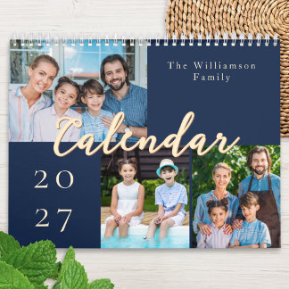 2027 Custom Family Photo Calendar