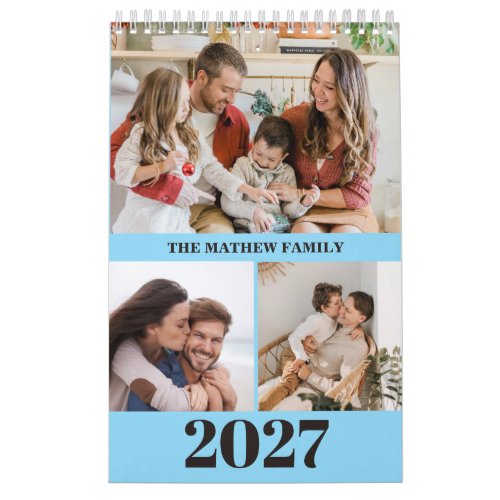 2027 Custom Photo Calendar Simple Create Your Own