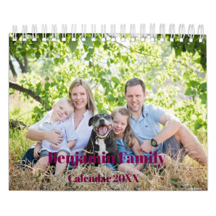 2027 Custom Photo Create Your Own Family Calendar