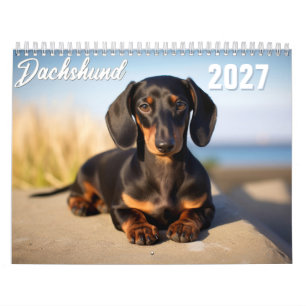 2027 Dachshund Calendar