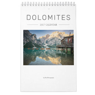 2027 Dolomites nature & landscape photo Calendar