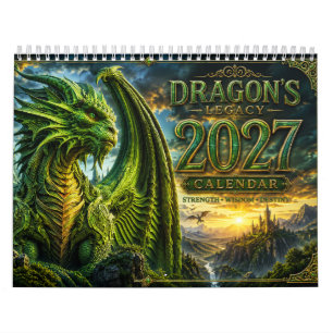2027 Dragon Art Calendar