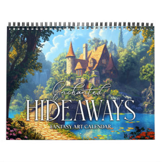 2027 Enchanted Hideaways Fantasy Art Calendar
