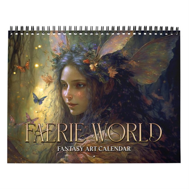 2027 Faerie World 1 Fantasy Art Calendar (Cover)