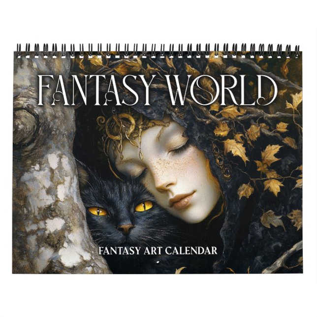 2027 Fantasy World Fantasy Art Calendar (Cover)
