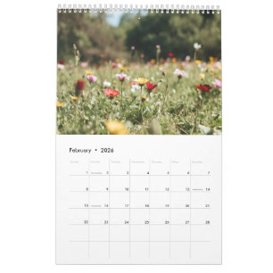 2027 Flowers Calendar (Images created by Grok)