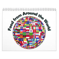 2027 Food From Around The World Calendar