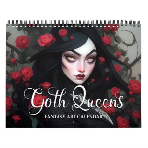 2027 Goth Queens Fantasy Art Calendar