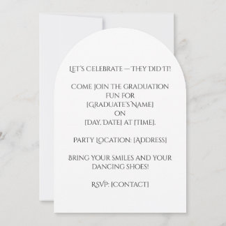 2027 Graduation Party invitation 