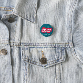 2027 Happy New Year Personalized Family Button