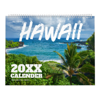 2027 Hawaii Scenic Wall Calendar