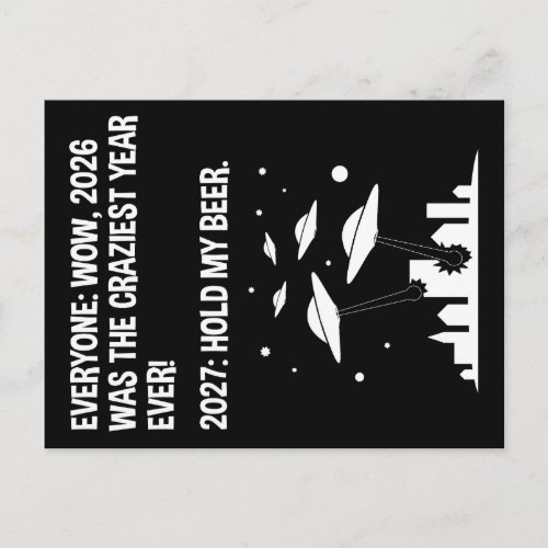 2027 Hold My Beer Postcard