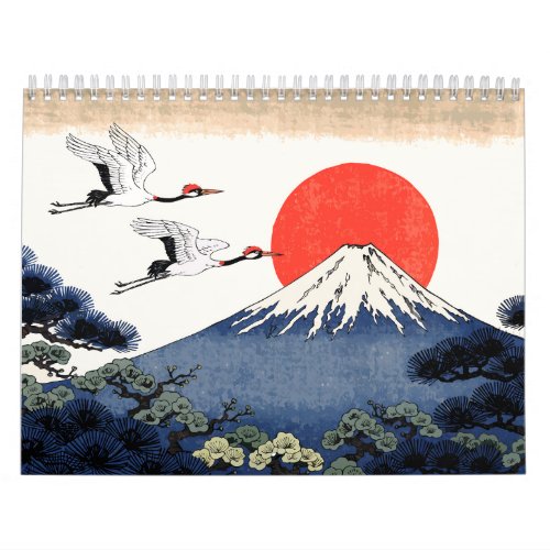 2027 Japanese Hanafuda Inspired Wall Calendar | Se