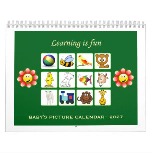 2027- Kids Calendar (Pictures)