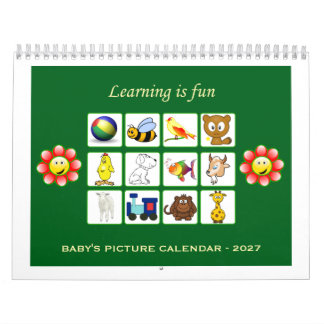 2027- Kids Calendar (Pictures)