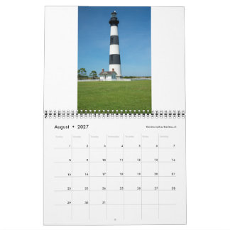 2027: Lighthouses of North Carolina Calendar Med