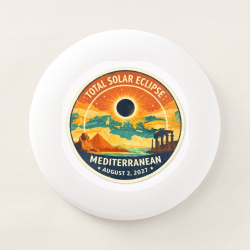 2027 Mediterranean Solar Eclipse Wham-O Frisbee