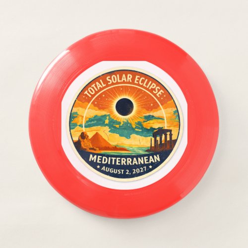 2027 Mediterranean Solar Eclipse Wham-O Frisbee