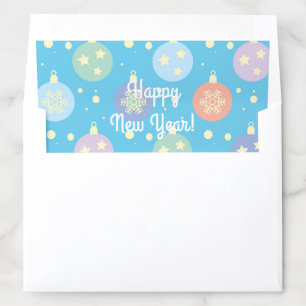 2027 Merry Christmas & Happy New Year! XMAS Snow Envelope Liner