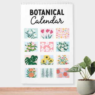 2027 Modern Abstract Botanical Calendar