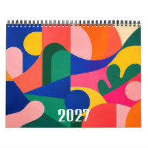 2027 Modern Abstract Colorful Contemporary Art