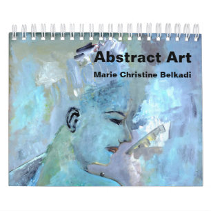 2027 Modern Abstract Colorful Cool Art Painting Calendar