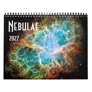 2027 NASA Space Nebulae Astronomy Stars Calendar