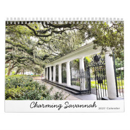 2027 New Charming Savannah Calendar