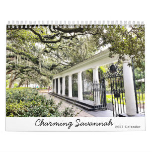 2027 New Charming Savannah Calendar