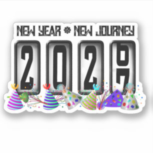 2027 New Years Odometer Sticker