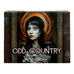 2027 Odd Country 3 Surreal Art Calendar