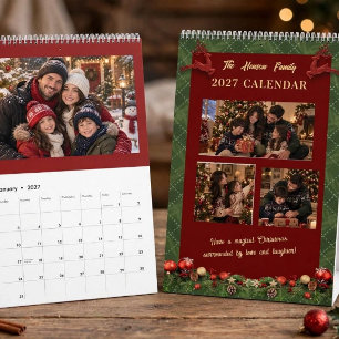 2027 Personalized Family Christmas Calendar –